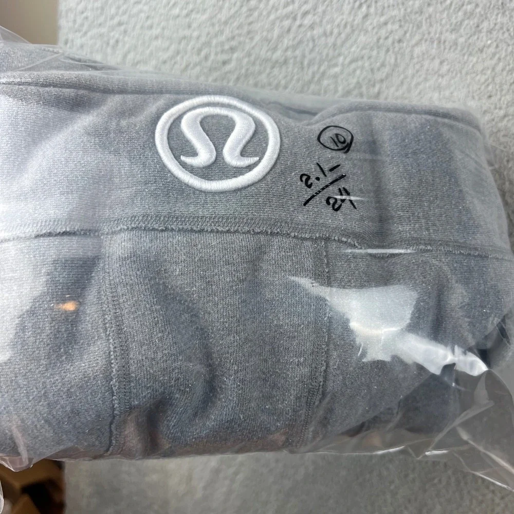 Lululemon Scuba Sparkle Special Edition Hoodie Grey Fleece Thumbholes 10